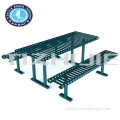 Long lasting Quality waterproof Durable outdoor metal beer table with bench